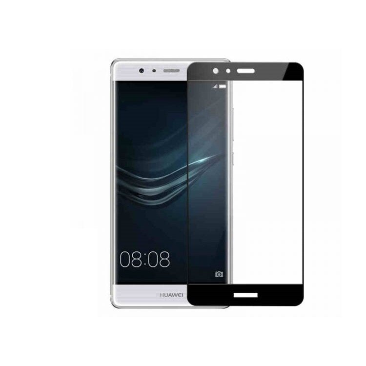 Folie sticla, Acopera tot ecranul, Huawei P10 Lite, Negru